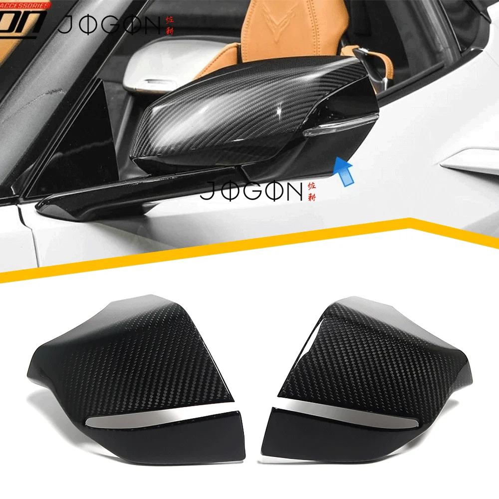 

For Chevrolet Corvette Stingray Coupe Convertible C8 Z06 Z51 2020 2021 2022 2023 2024 2025 2026 Side Mirror Buttom Exterior Trim