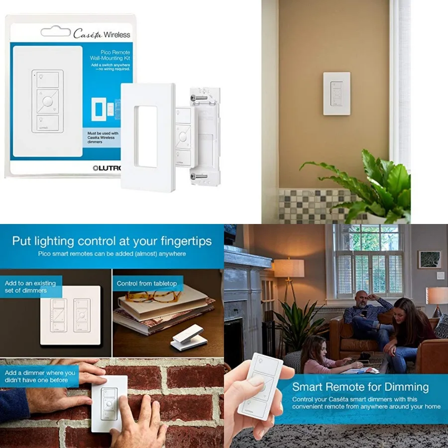Pico Remote Wall Mounting Kit for Smart Switches