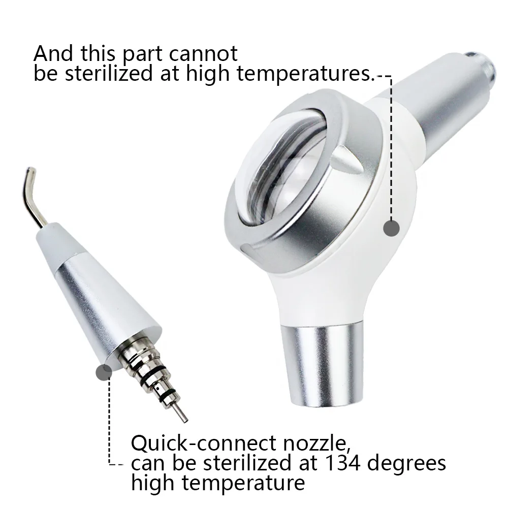 Dental Easy Jet Air Flow Teeth Polishing Polisher Handpiece Oral Hygiene Prophy Jet 2/4 Hole Hy Jet 2/4 Hole Dentistry Tools - view 4