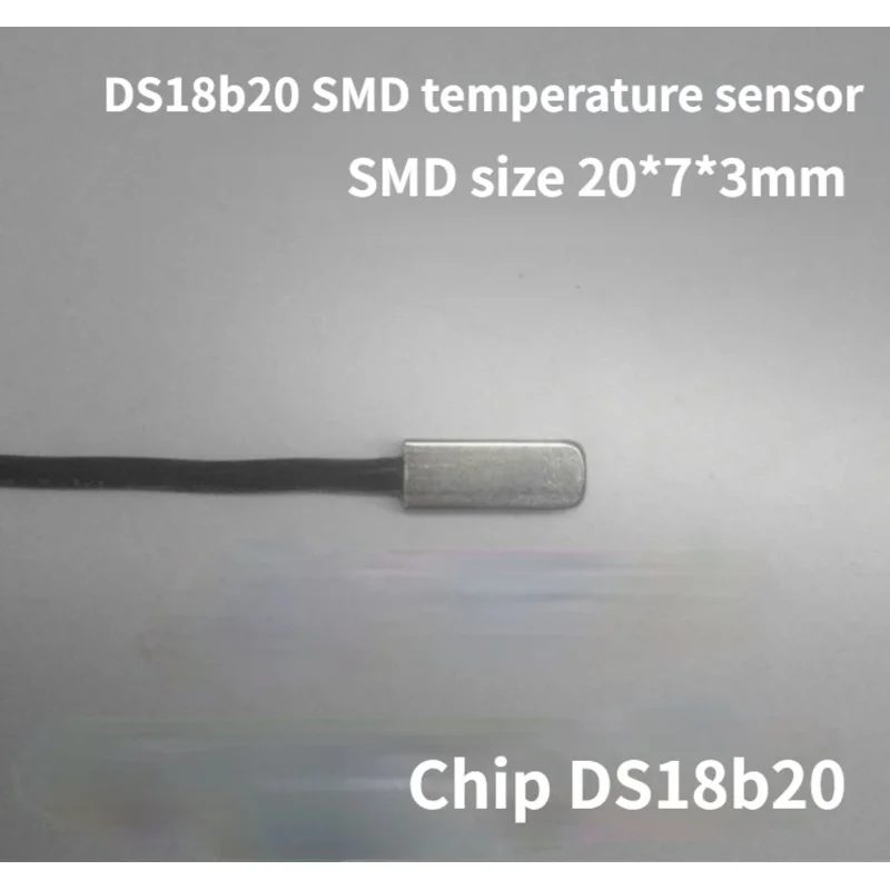 DS18b20 Digital Temperature Sensor SMD Three-core Tape Shielded American Standard Waterproof Type