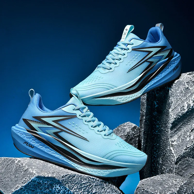 

Сверхлегкие амортизирующие кроссовки, повседневная спортивная обувь из карбоновой пластины, дорожная обувь для тренировок по прыжкам для взрослых и детей.