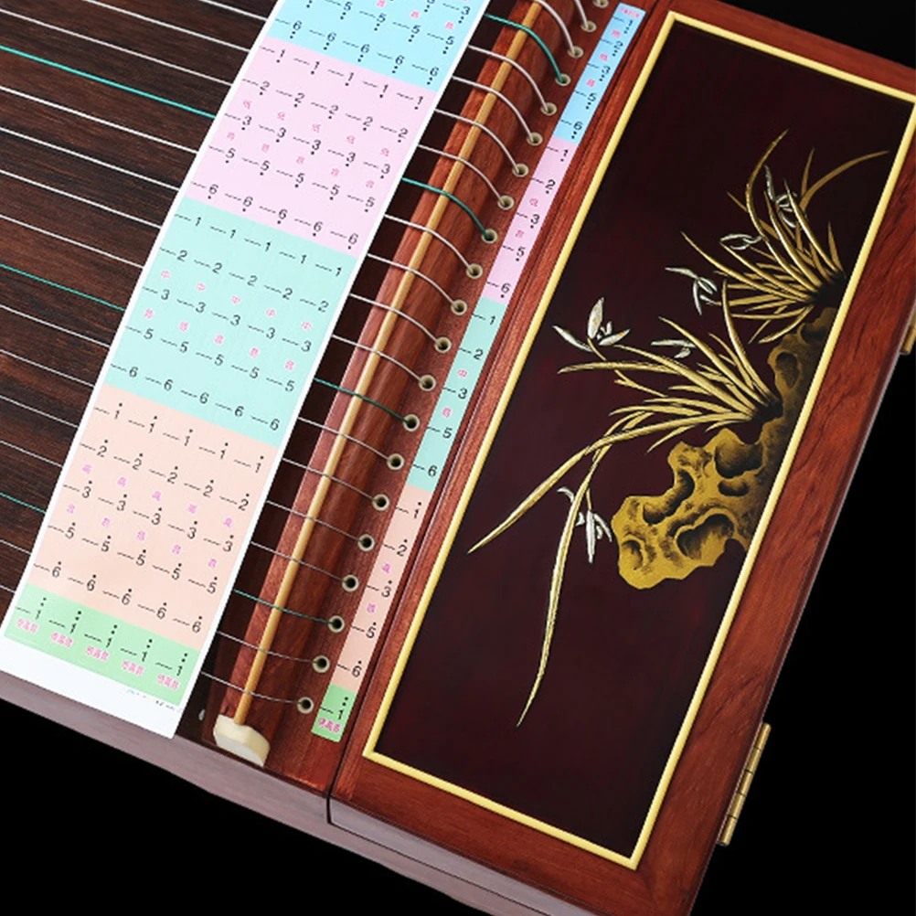 

3 Pcs Guzheng Scale Stickers Musical Note Decal Instrument Accessory Learning Practice Fingering Sticker for Beginners