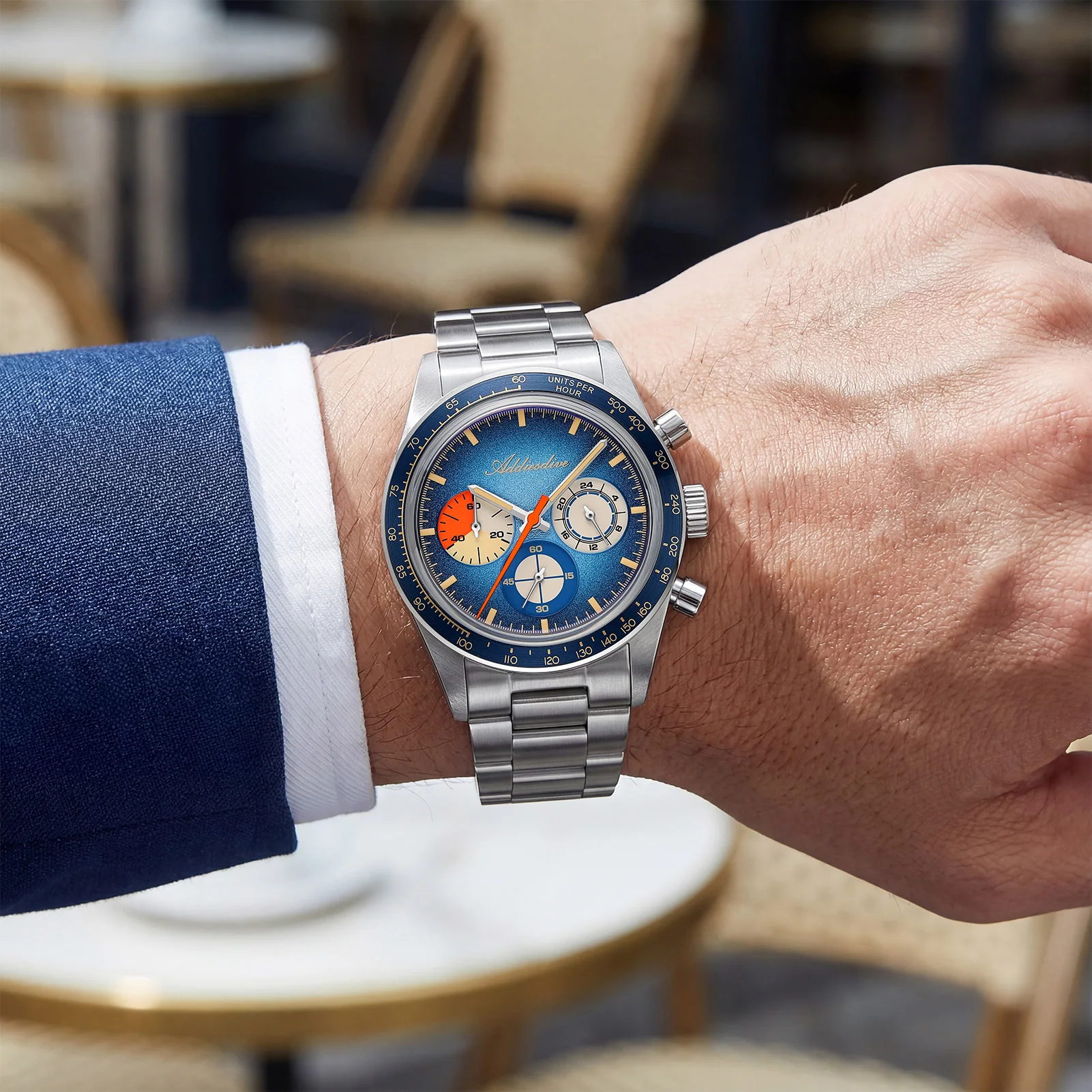ADDIESDIVE 고급 크로노그래프 시계, 10기압  - Luxury Watch Level 리뷰 및 가격
