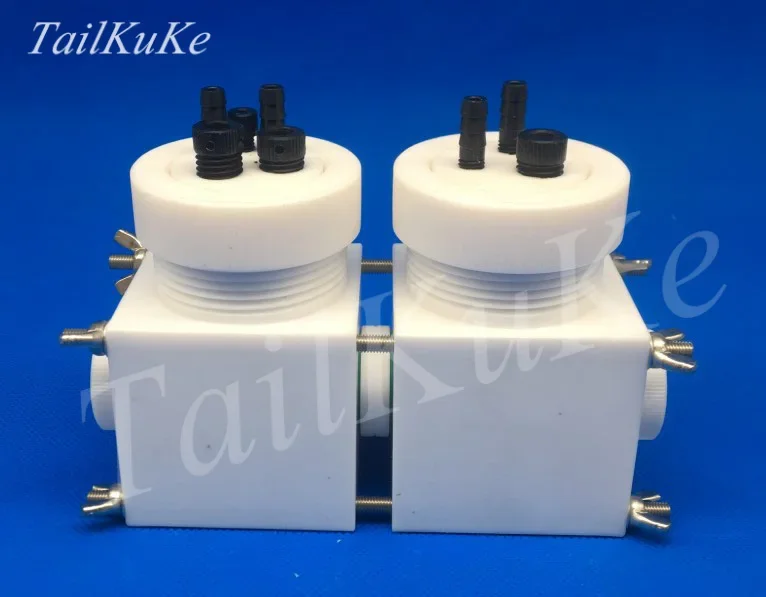 Full Ptfe H-type Replaceable Membrane Optical Sealed Electrolytic Cell Spectroscopic Electrolytic Cell Electrochemical