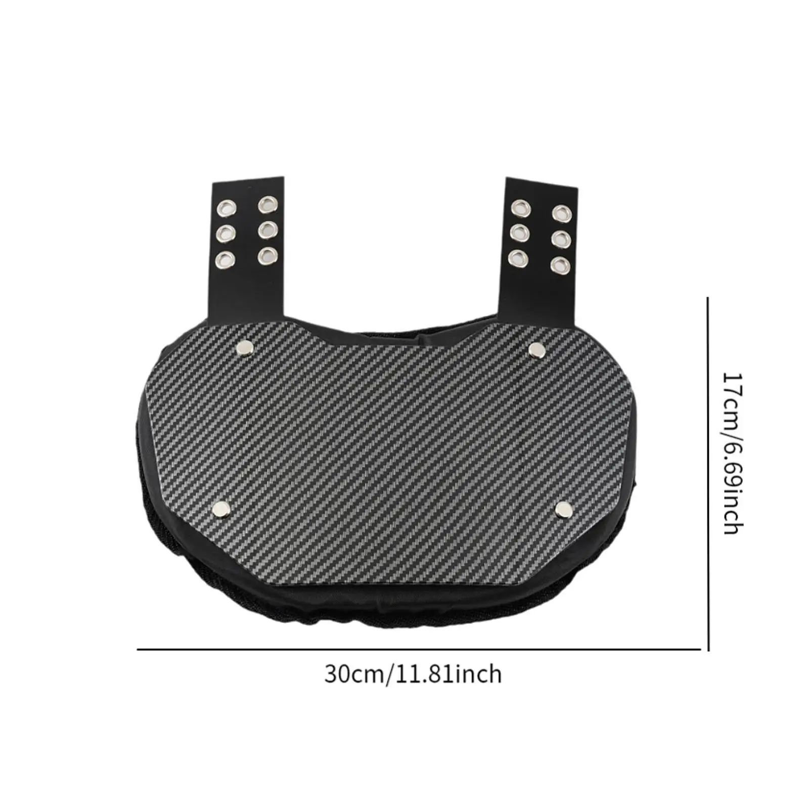 Football Backplate High Impact Protection Plate for Training Adults Youth 6