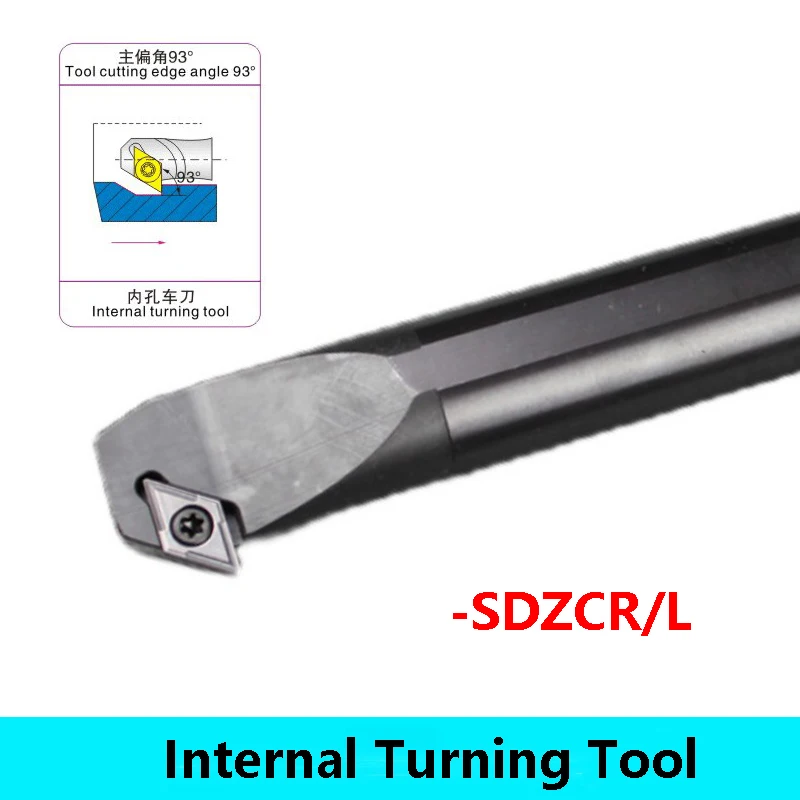 LIHAOPING Lathe Machining Tools S10K S12M S16Q S20R S25S SDZCR07 SDZCR11 Internal Turning Tool Boring Bar Cutter CNC SDZCR SDZCL