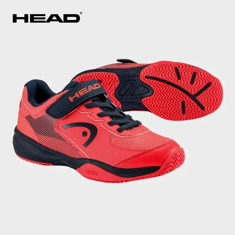 2024 New HEAD Sprint Velcr Series Professional Sports Children's Tennis Shoes Non-slip Shock Absorber Wear-resistant Breathable