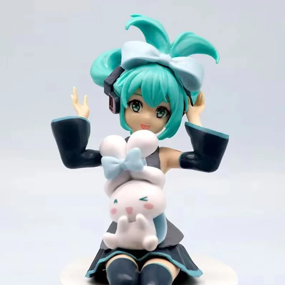 Hatsune Miku X Cinnamoroll Anime Figur Kawaii Miku Action Figure PVC Erwachsene Sammlung Modell Puppe Spielzeug Geschenke