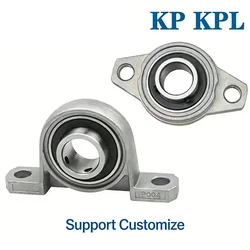Bore Ball Bearing Pillow Block Mounted Support Zinc Alloy Diameter 8mm - 20mm KFL08 KFL000 KFL001 KP08 Steel Support Customize