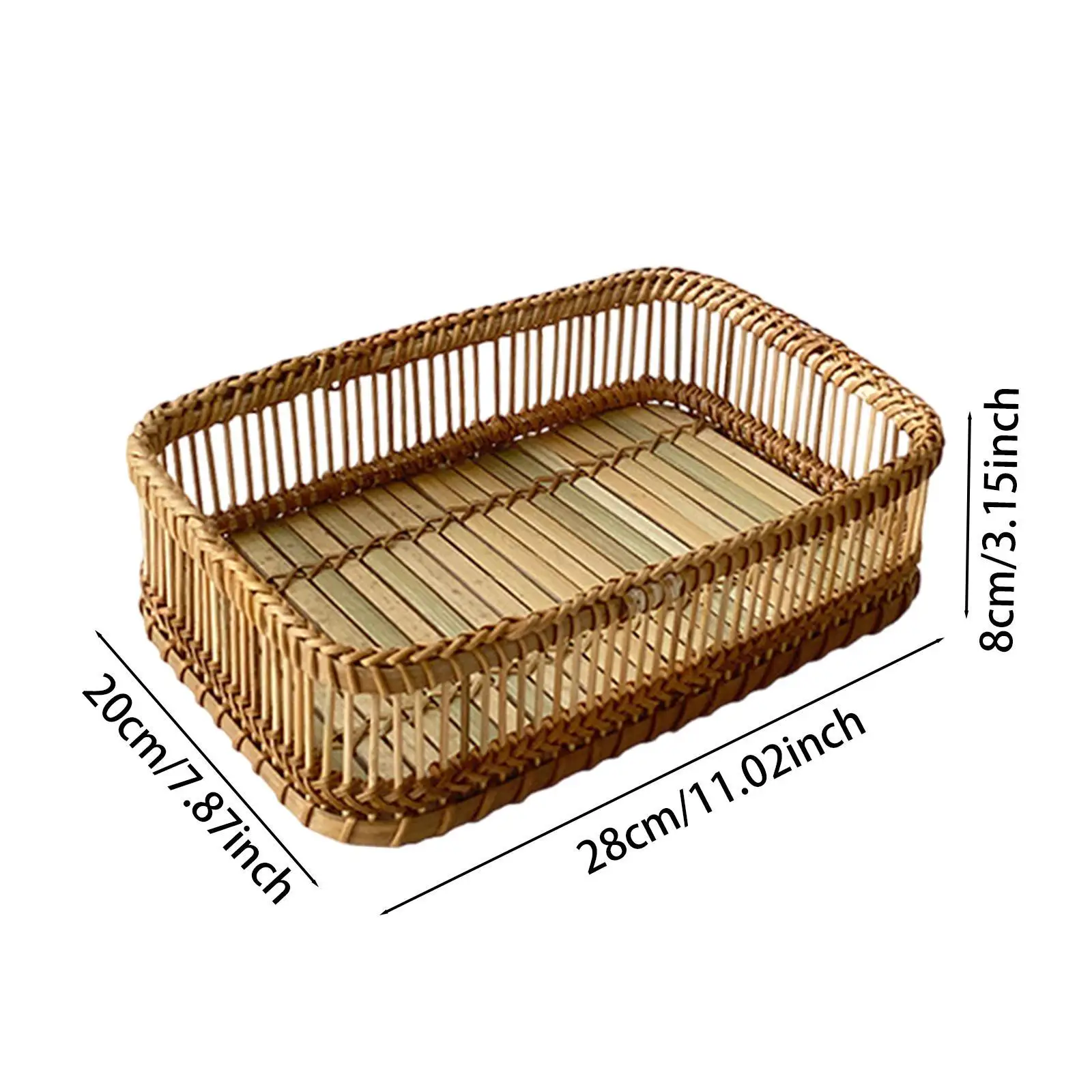 Keranjang penyimpanan rotan, keranjang pengatur kamar mandi, dekorasi, kotak penyimpanan serbaguna, keranjang serba-serbi untuk dapur dan kamar mandi