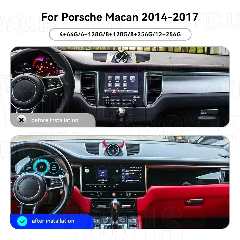 

Автомагнитола для Porsche Macan 2012-2018 с сенсорным экраном, Android, GPS-навигацией, автомагнитолой, видеоплеером и мультимедийным проигрывателем