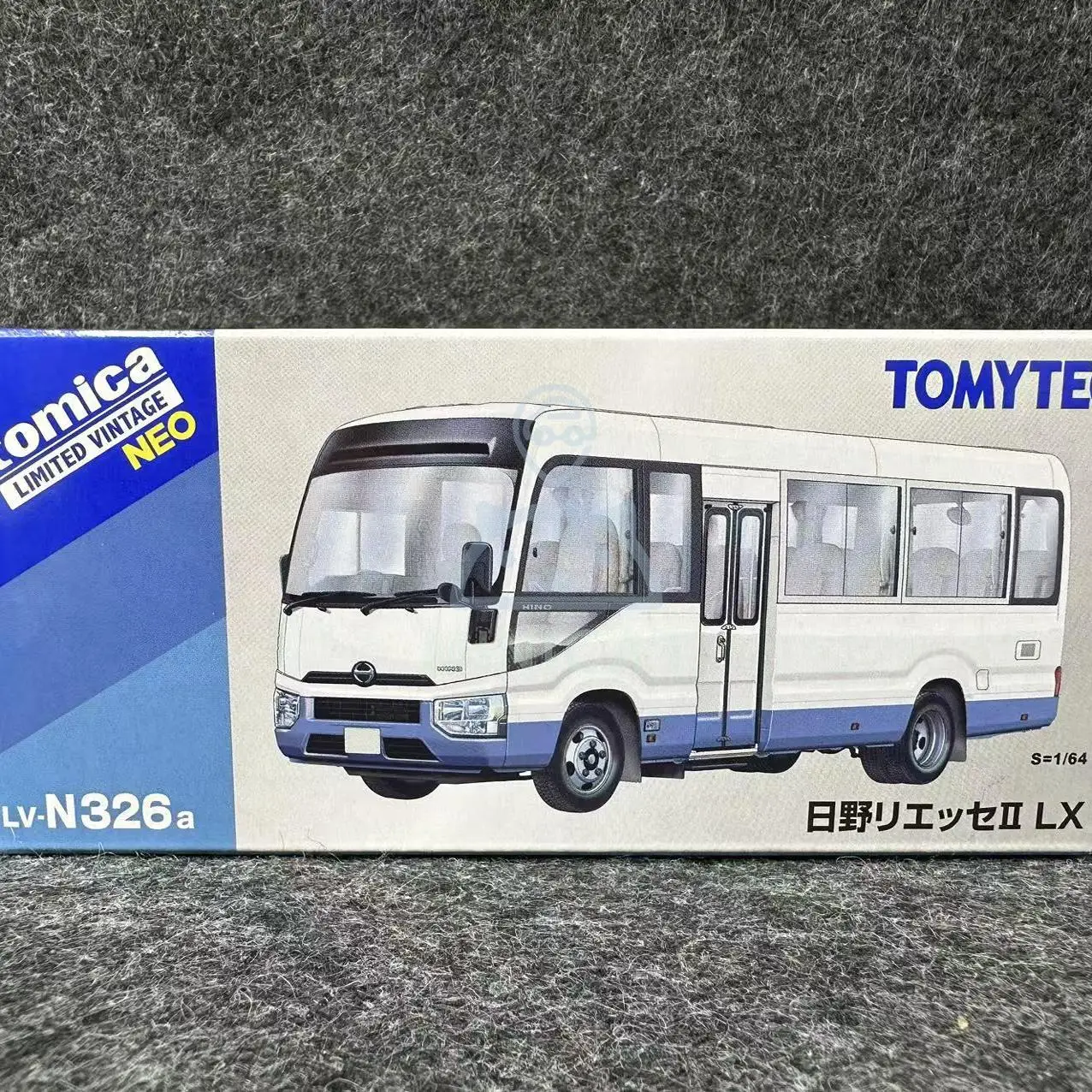 2410 TOMYTEC 1/64 TLV LV-N326a HINO LIESSE II LX alloy trolley model collection decoration