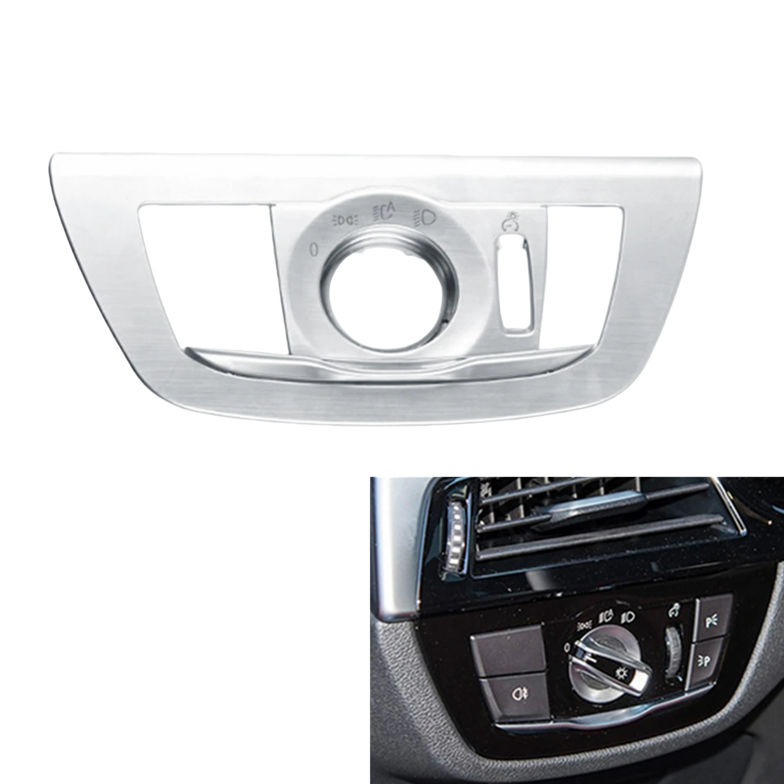 

Внутренняя рамка переключателя фар автомобиля, накладка на панель для BMW 5 серии G30 G31 G38 M5 F90 6 серии GT G32