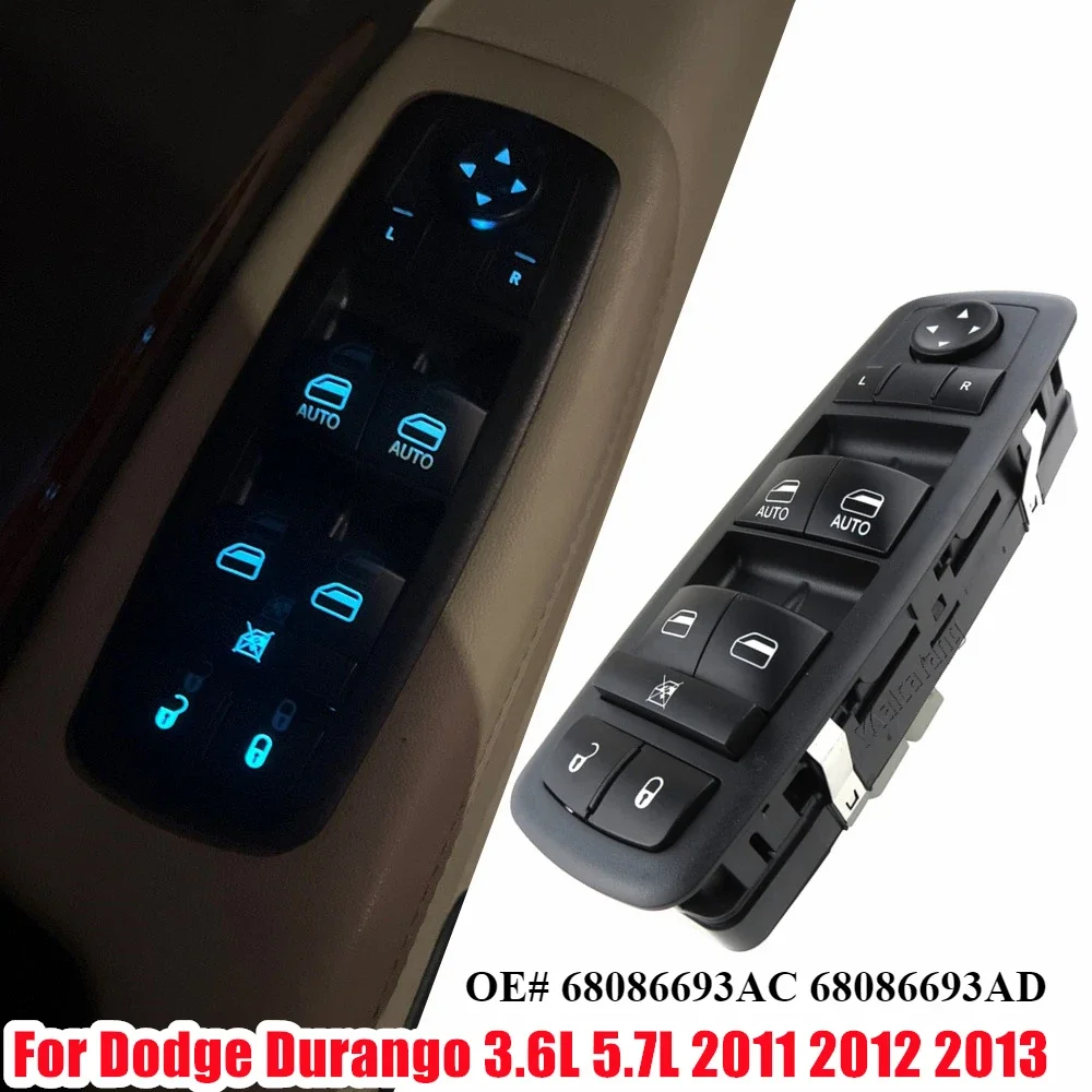 Electric Power Window Switch For 2011 2012 2013 Dodge Durango 3.6L 5.7L 68086693AC 68086693AD 68086693A E Fast Delivery