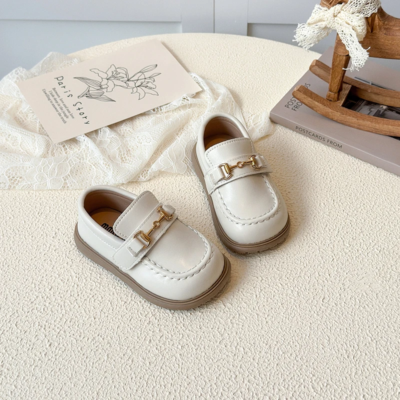 الفتيات الشقق ربيع الخريف الضحلة كسول أحذية خفيفة بدون كعب للأطفال فتاة مريحة لينة الجلود حذاء رياضة أحذية المدرسة عادية الطفل #3