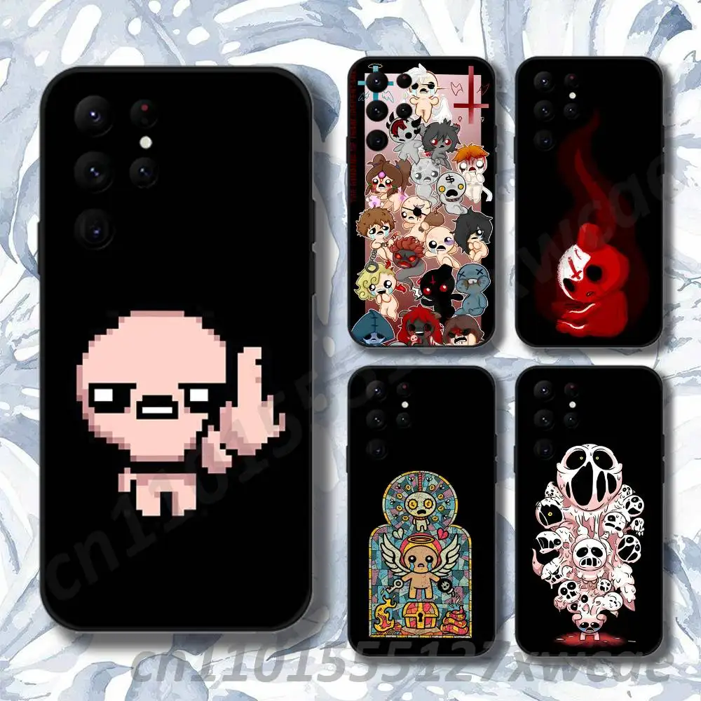 The Binding Of I-Isaac Phone Case For Samsung S10,S21,FE,S21 ,S26,S25,S24,S23,Ultra,S9,S22,Plus Black Shockproof TPU