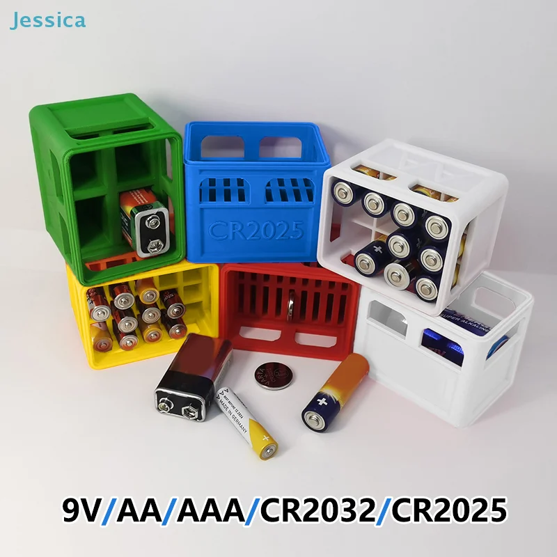 ♥Battery Storage Organizer - Portable Plastic Case for 9V/AA