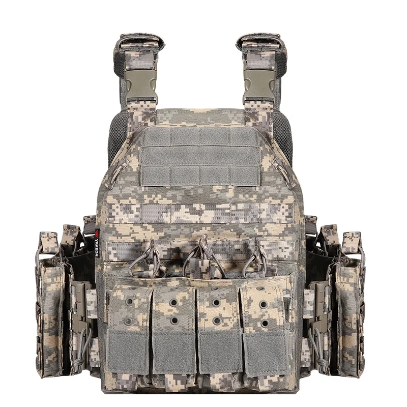 Custom Tactico Chaleco Equipment Outdoor Camouflage JPC MOLLE Gilet Quick Release Tactical Vest Plate Carrier