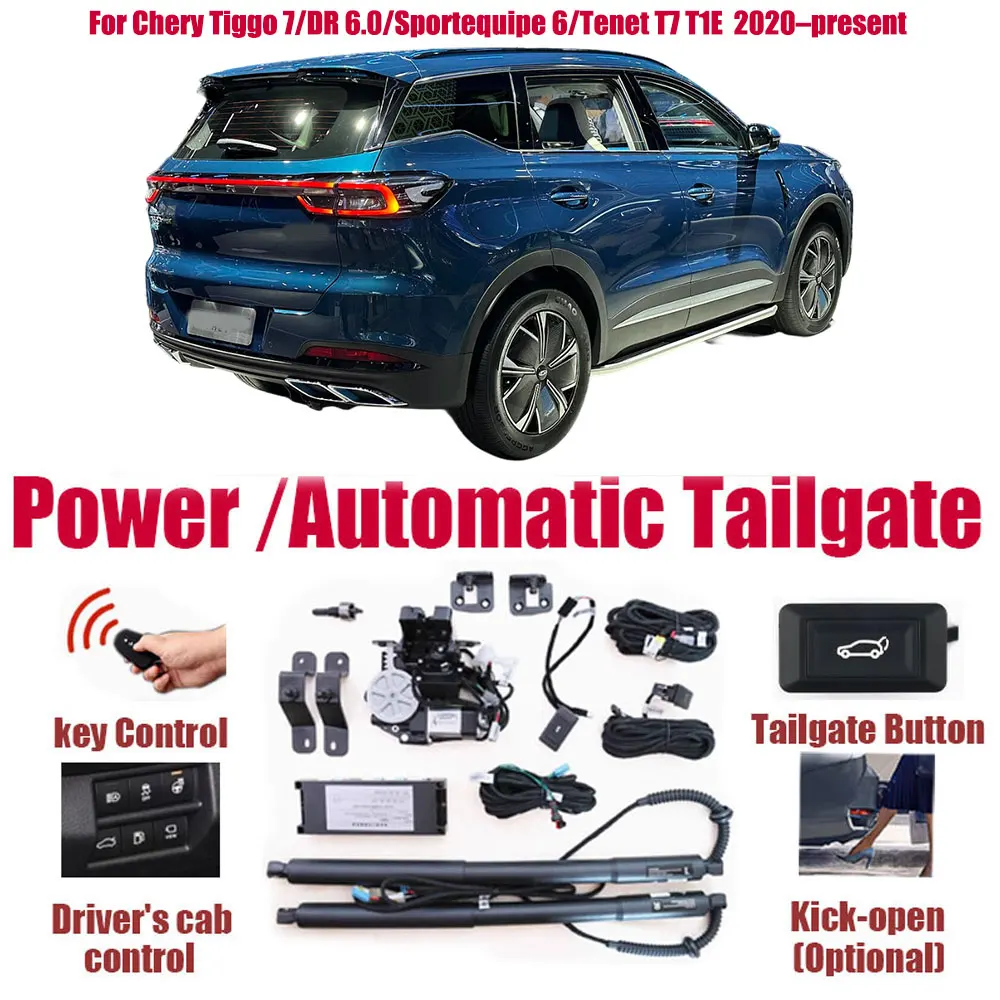 For Chery Tiggo 7/DR 6.0/Sportequipe 6/Tenet T7 T1E  2020–present Car Automatic Lifting kit Opening Trunk Electric Lift Tailgate
