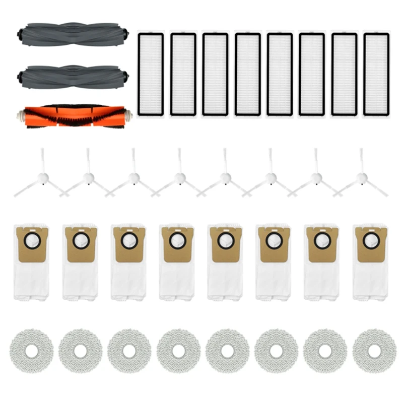 

Сменные аксессуары швабра с основной боковой щеткой и фильтром для робота-пылесоса Dreame Bot L10S Ultra/ S20 / S10 Pro / B101CN / X10