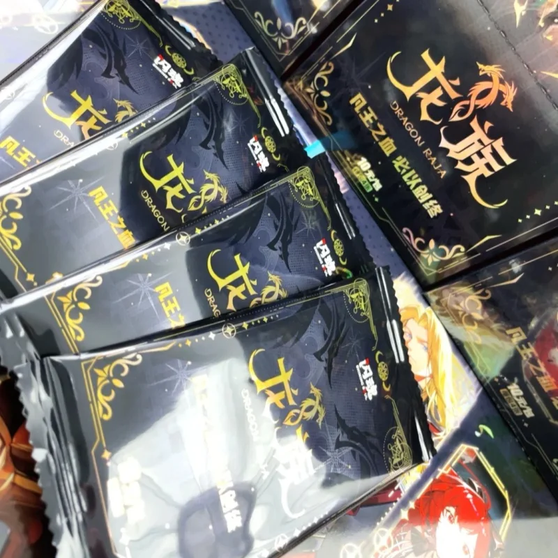 Nouvelle carte Dragon Raja, boîte aveugle de sang Royal, édition limitée, périphériques d'anime, cartes à collectionner, jeu de Collection, jouet, cadeaux pour enfants