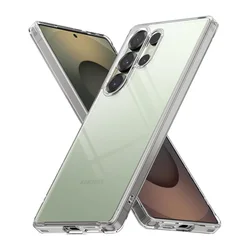 Ringke Fusion Compatible with Samsung Galaxy S25 Ultra Case , Clear Hard Back and Soft Frame Cover Hybrid
