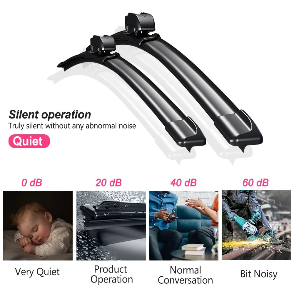 2 قطعة HD مساحات الزجاج الأمامي للسيارة لجي إم سي سييرا GMT800 1999-2006 شيفروليه سيلفرادو ملحقات الزجاج الأمامي 2006 2005 2004