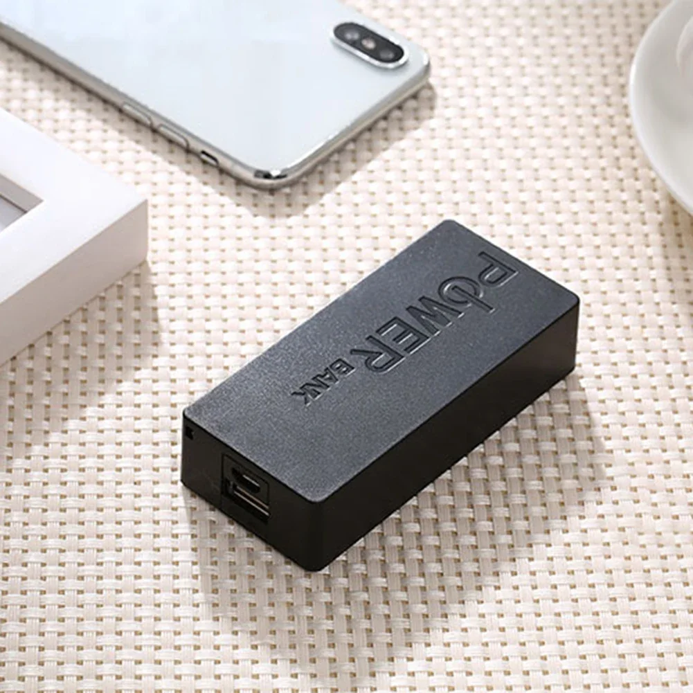 Accessorie Mobile Power Housing Pink/yellow/green Power Bank Shell 2 Sections Assembly Kit Black/white/blue Diy Sleeve