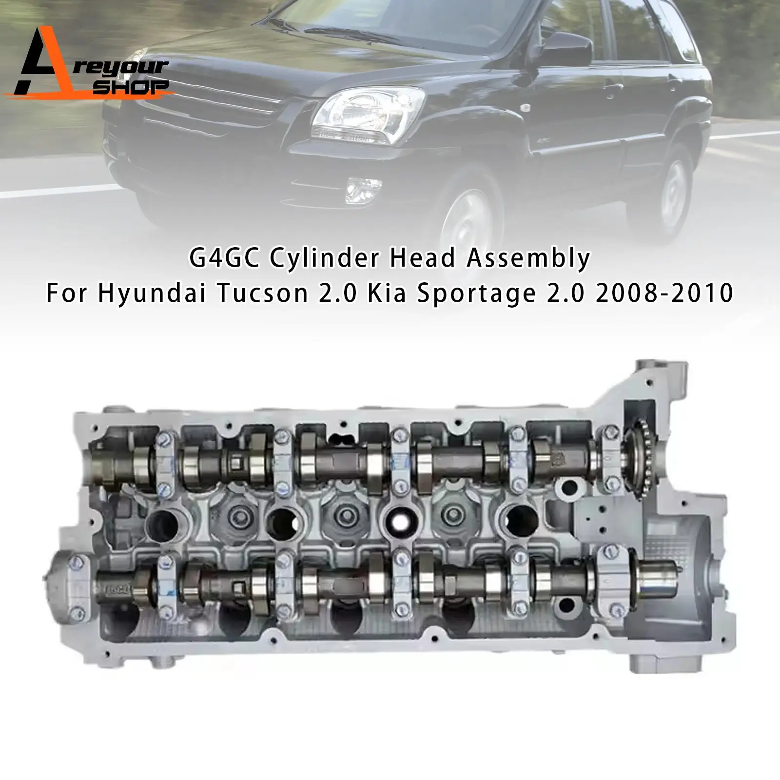 

G4GC головка блока цилиндров в сборе для Hyundai Tucson 2,0 Kia Sportage 2,0 2008 2009 2010