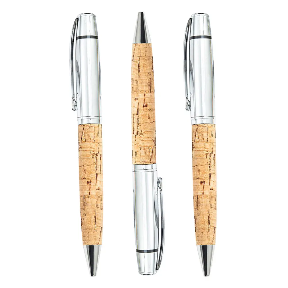 

3 Pcs Simulated Wooden Ballpoint Pen Use Practical Pens Metal Clip Beautiful