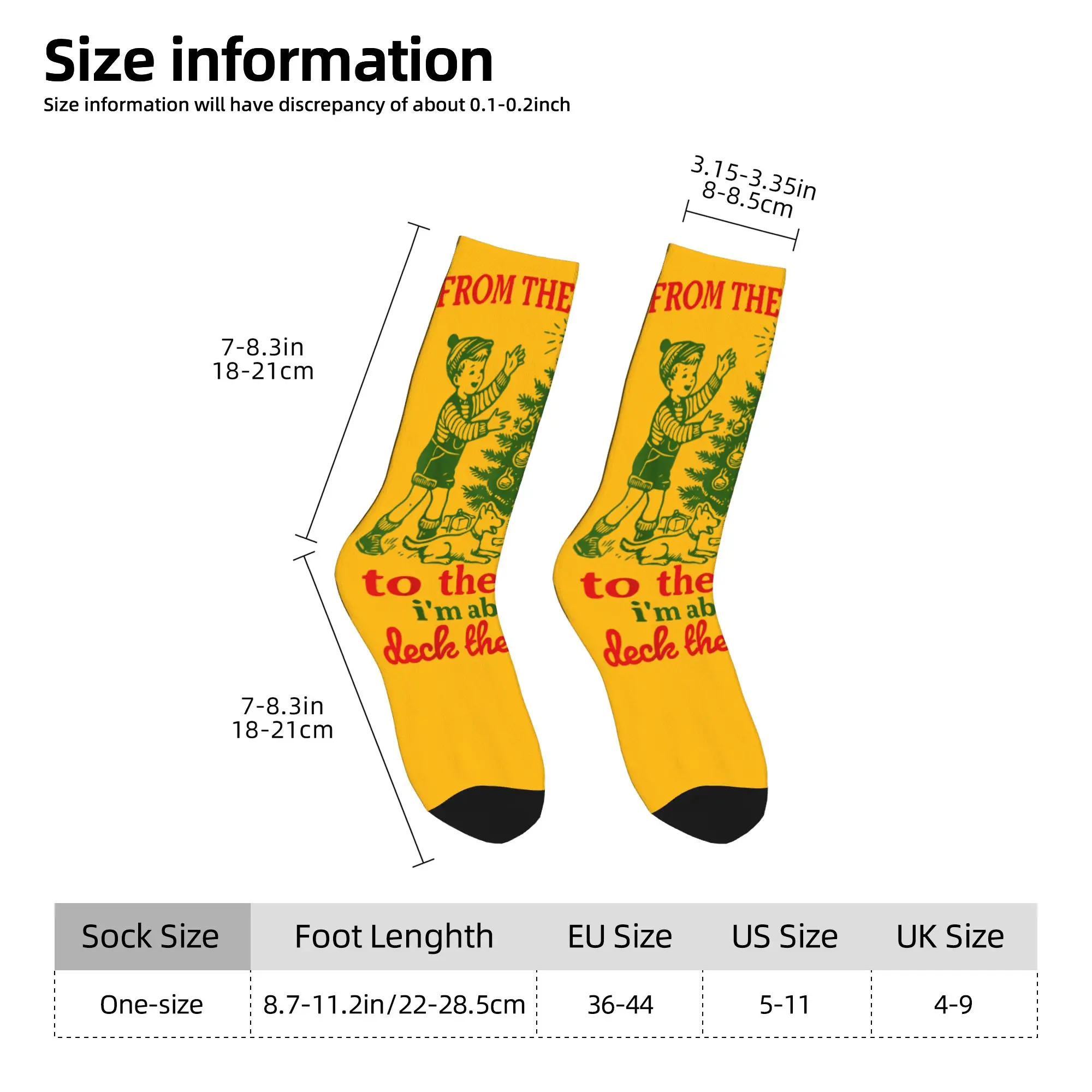 Kaus Kaki Natal Lucu dari Jendela hingga Dinding, Stoking Anti-Selip, Kaus Kaki Panjat Tebing Berkualitas Tinggi untuk Pria, Kaus Kaki Musim Dingin Lucu