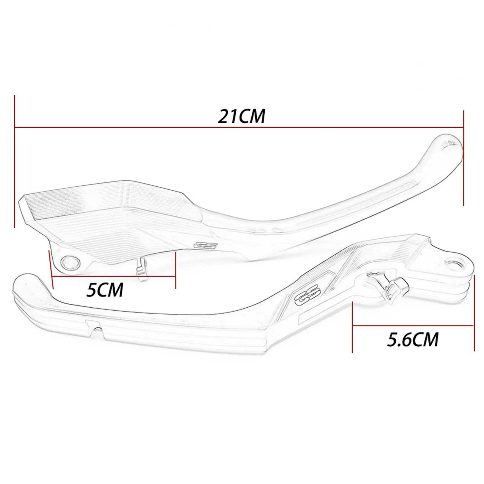 

Metal Clutch Brake Handle Lever Sturdy Spare Part High Wear Resistance for BMW R1300GS 2024