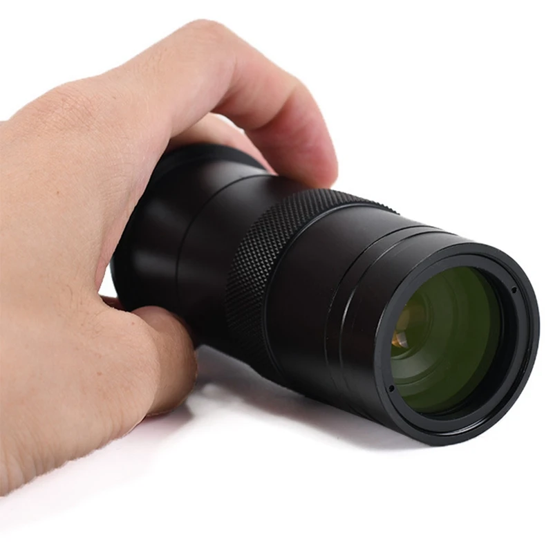 100X Microscope Lens Monocular Industrial Camera Lens M1218 Monocular Industrial Camera