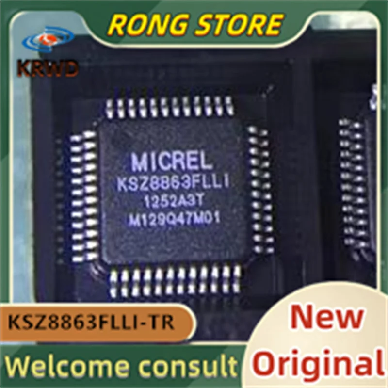 

5pcs KSZ8863FLLI New and Original KSZ8863FLLI-TR KSZ8863 QFP48