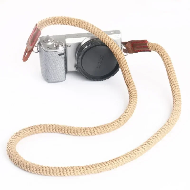 Pure cotton micro single camera backpack  Leica round hole camera strap x100 artistic minimalist shoul