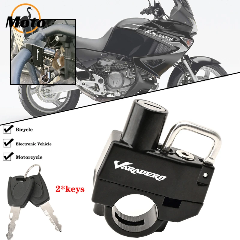 New For HONDA XL1000 VARADERO 2020-2024 XL 1000 XL650 600 XL750 700 E Motorcycle CNC Accessories Helmet Lock Anti-Theft Helmet