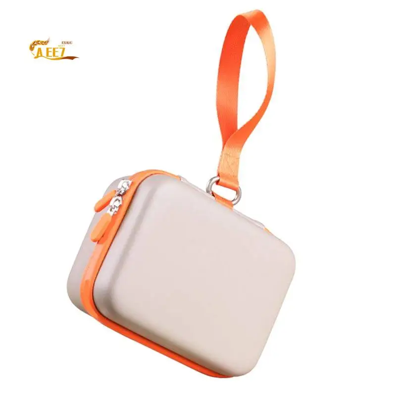 AEE7-Action Camera Storage Bag For DJI Osmo Action 6 5 4 Protective Carrying Case Box Travel Storage Organizer Accessories