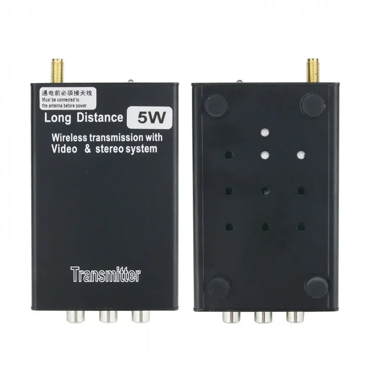 

zz For GF-T4058 5W Long Distance Wireless For 2.4G 8ch Elevator Bridge Audio Video TX&R Transmitter and Receiver