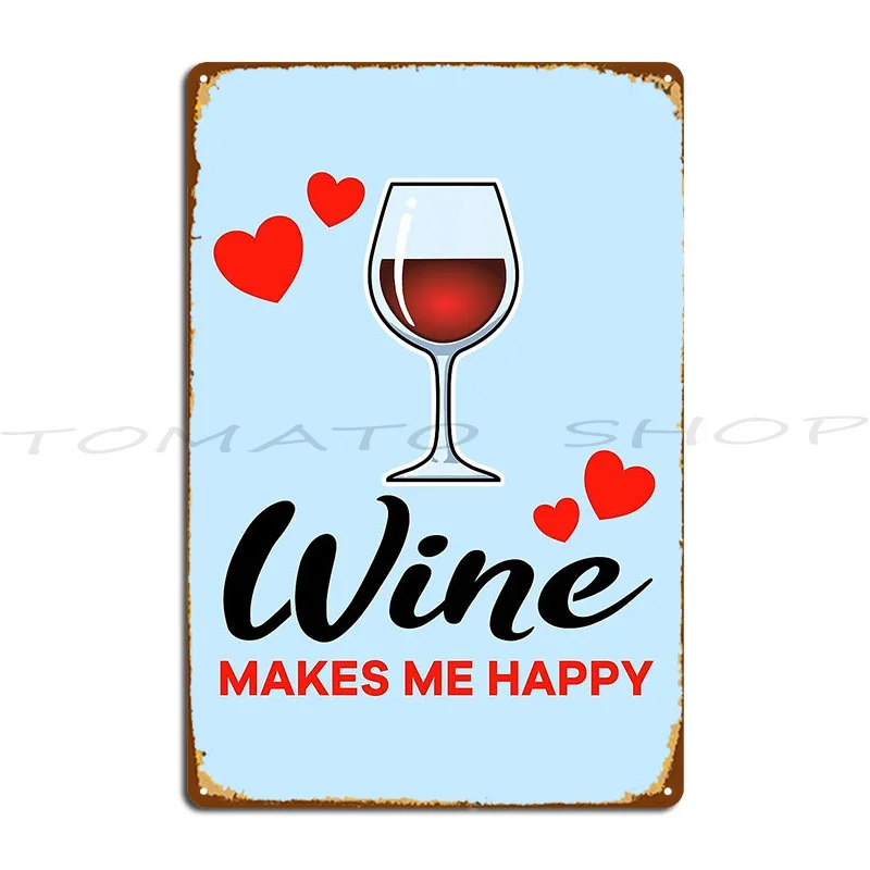 Funny Wine Drinker Pharmacist Wine Gift   Metal Plaque Poster Garage Funny Rusty Party Plates Printing  Tin Sign Poster