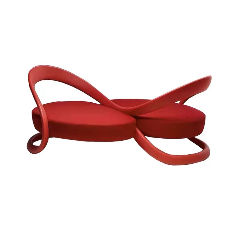 

Light luxury Internet celebrity streamer sofa model hotel simple art sofa