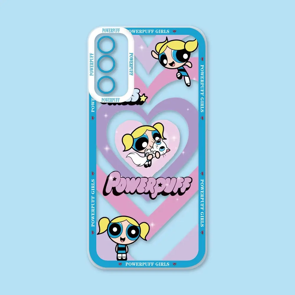 P-Powerpuff Girls Anime Clear Phone Case For Redmi NOTE 11 11S 10 10S 10X 9 9T 9S 8 K40 9A 9C Pro Max 4G 5G Soft Silicone Cover