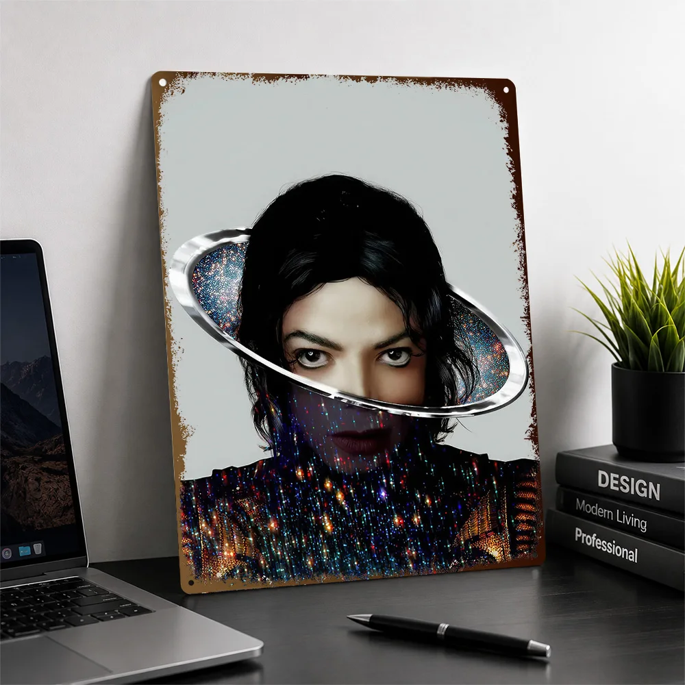Michael Jackson Aluminum Poster Customized Metal Sign Vivid Album Culture Wall Art Ideal For Music Rooms And Recording Studios