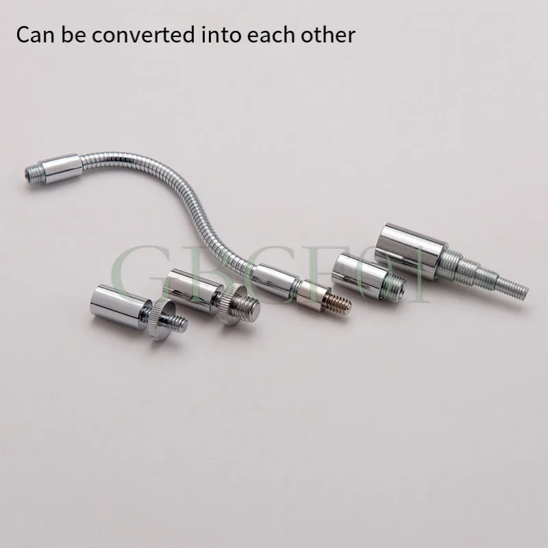 Thread Adapter Nut M6 M8 M10 Fine/Coarse Metric to Imperial 1.0 Pitch 3/8 1/4 Male Male to Female Conversion Screw