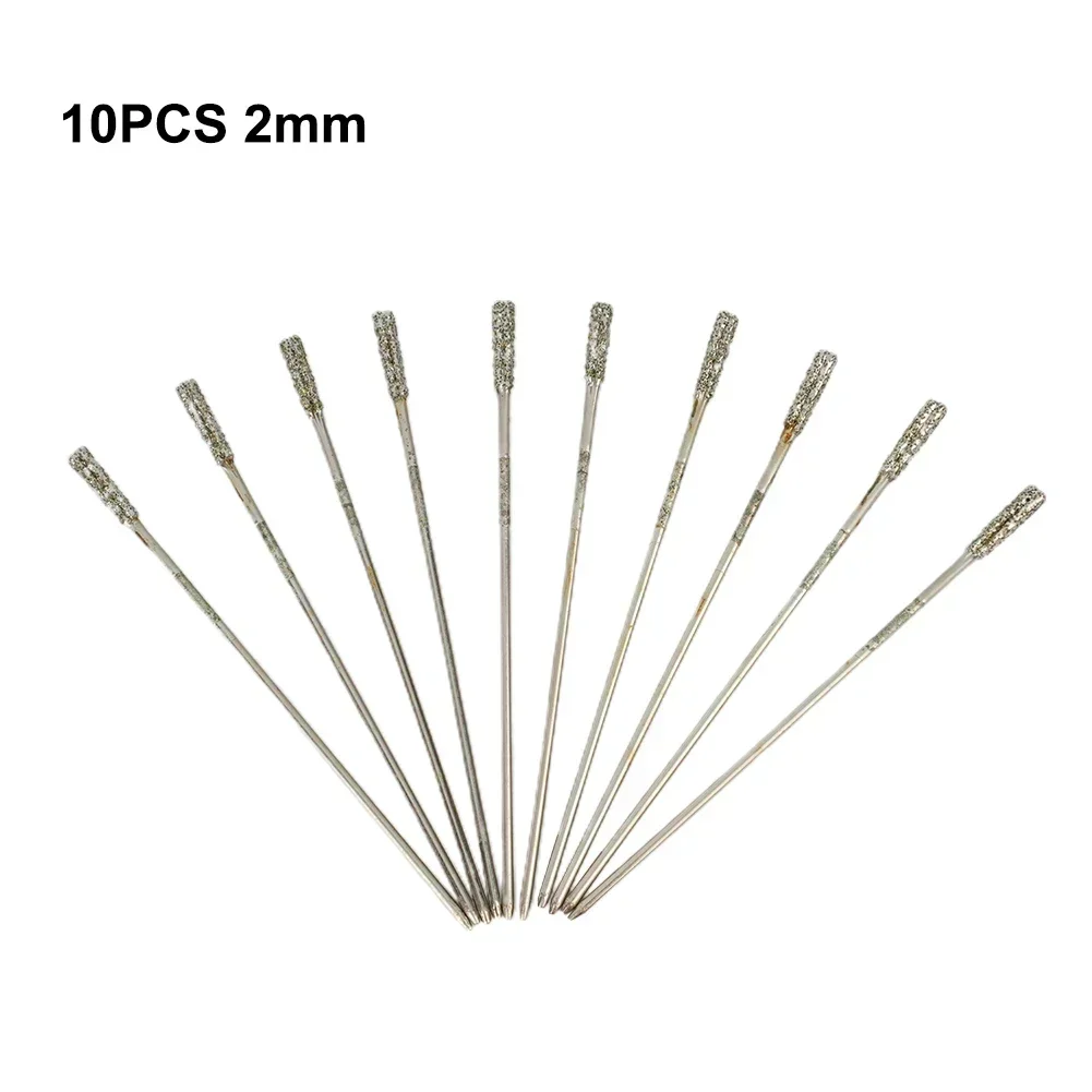 Hole Saw Diamond Drill Bit Diamond drill bit Drilling Easy To Use 10x Long Term Use 1-2.4mm 10pcs Hot Sale Useful Gute Qualität