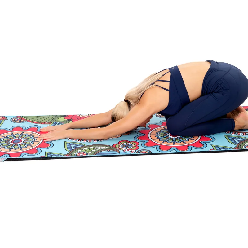 

Gym Gift Giveaway Beach Quick Dry Bath Towel Portable Printed Yoga Spreader Towel Large Size Non-Slip Printed Yoga Towel