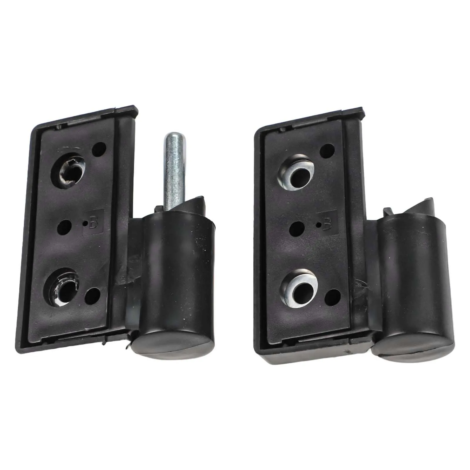 

Home Improvement Hinge Door Hardware Door Hinge For Public Toilet Accessories Black Color Easy To Install Nylon