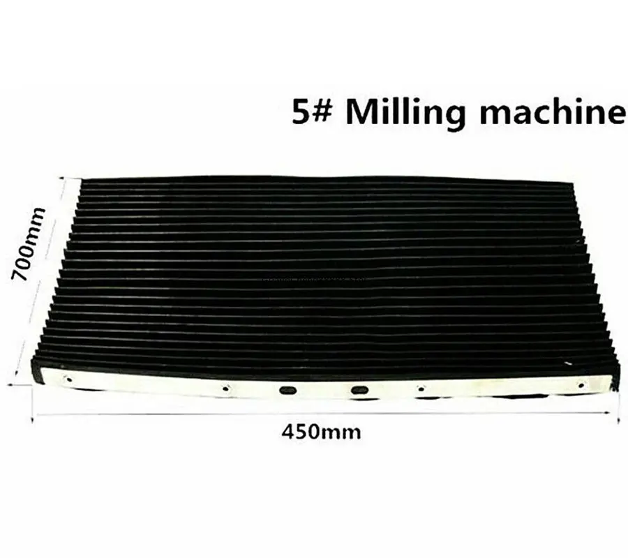 CNC Milling Machine Part Accordion Type & Retractable Way Cover (Front & Back) For Bridgeport