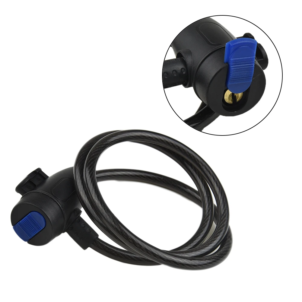 

Theft Spiral Stainless Steel Cable Bike Lock For Cycling Anti-Theft Chain Wire Bicycle Security Lock With 2 Key Bike Accessories