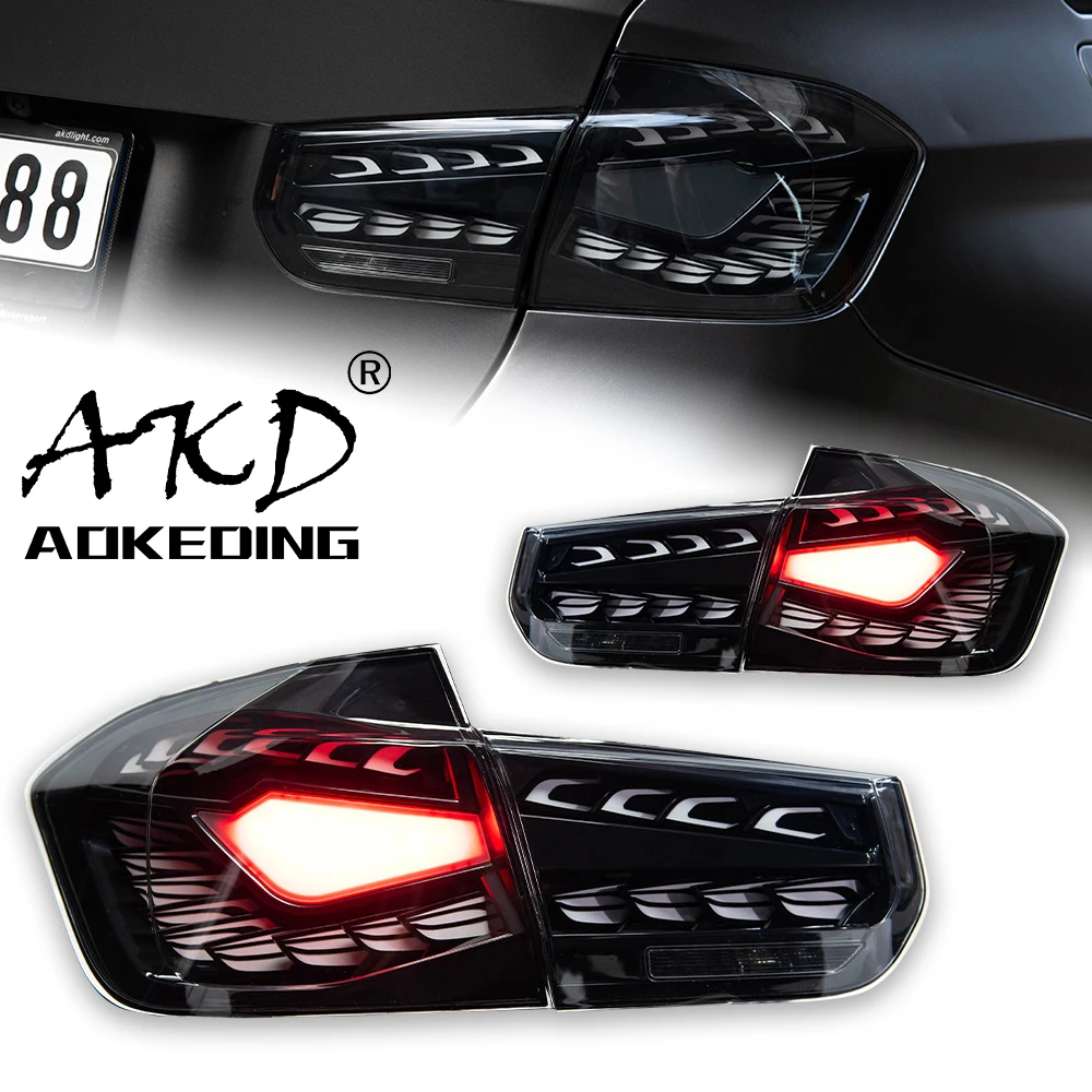 AKD Car Styling Accessories for BMW F30 Tail Lights 2013-2018 F80 LED Tail Light Rear Stop Lamp 320i 325i 330i DRL Signal Auto