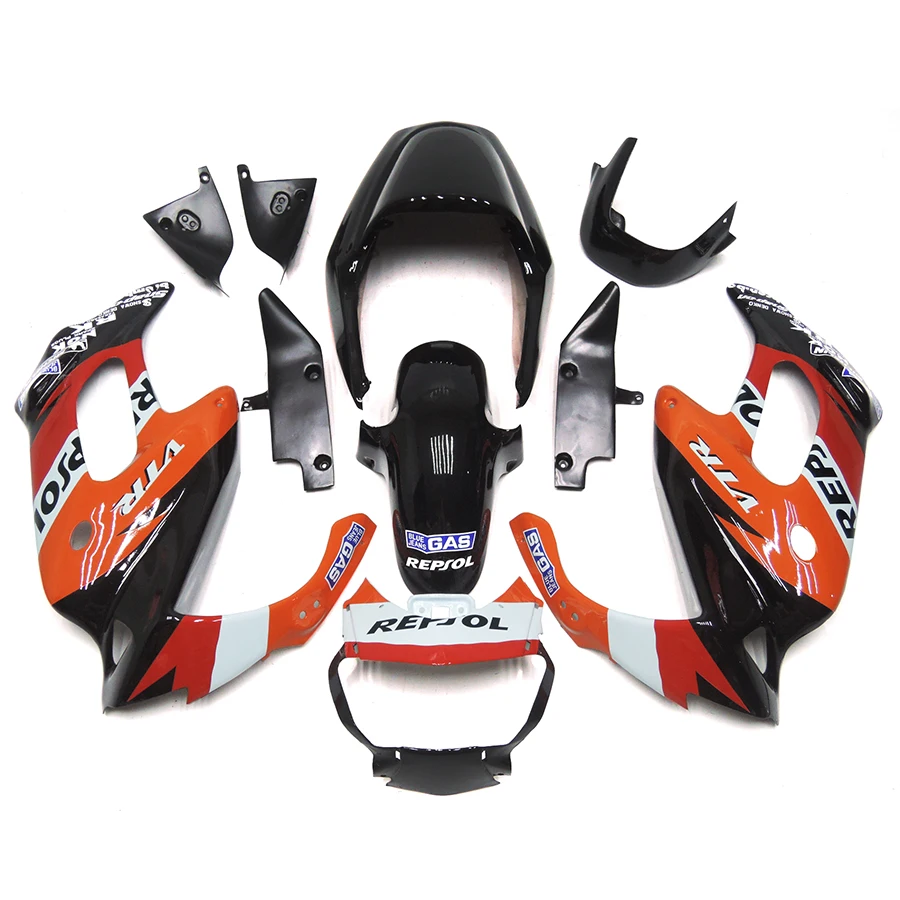 Motorcycle Fairing Kit ABS Plastic Injection Bodykits Full Bodywork Cover For Honda VTR1000 VTR 1000 Firestorm 1997-2005